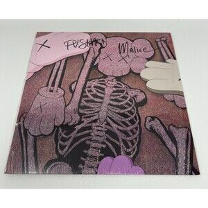 Clipse Pusha T And Malice Let God Sort Em Out Autographed Signed Black Vinyl